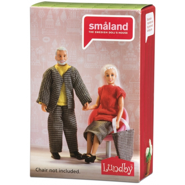 Куклы для игр с домиком - Бабушка с дедушкой  